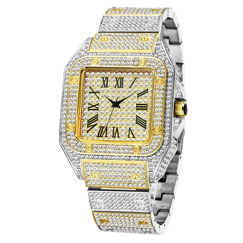 Hip hop ice watch