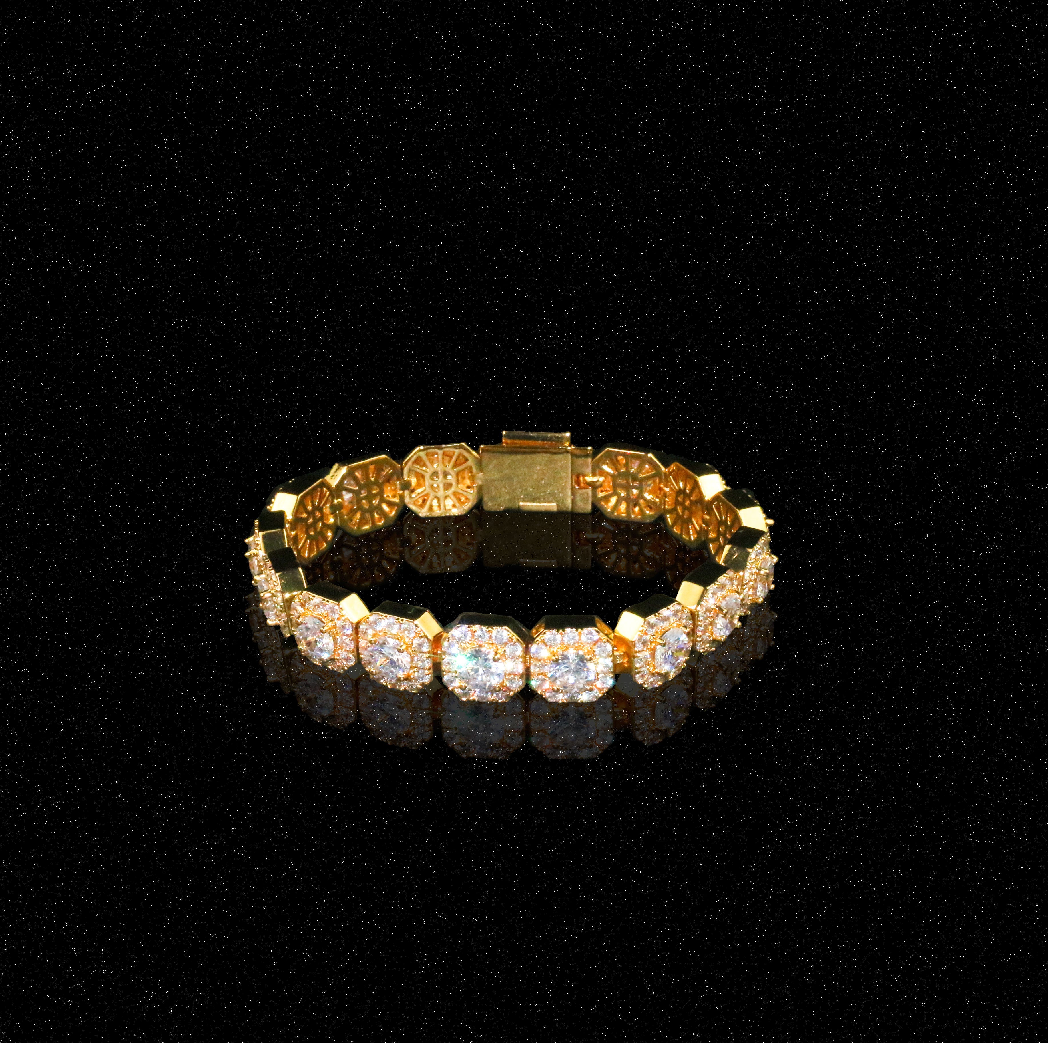 Clustered Tennis Bracelet