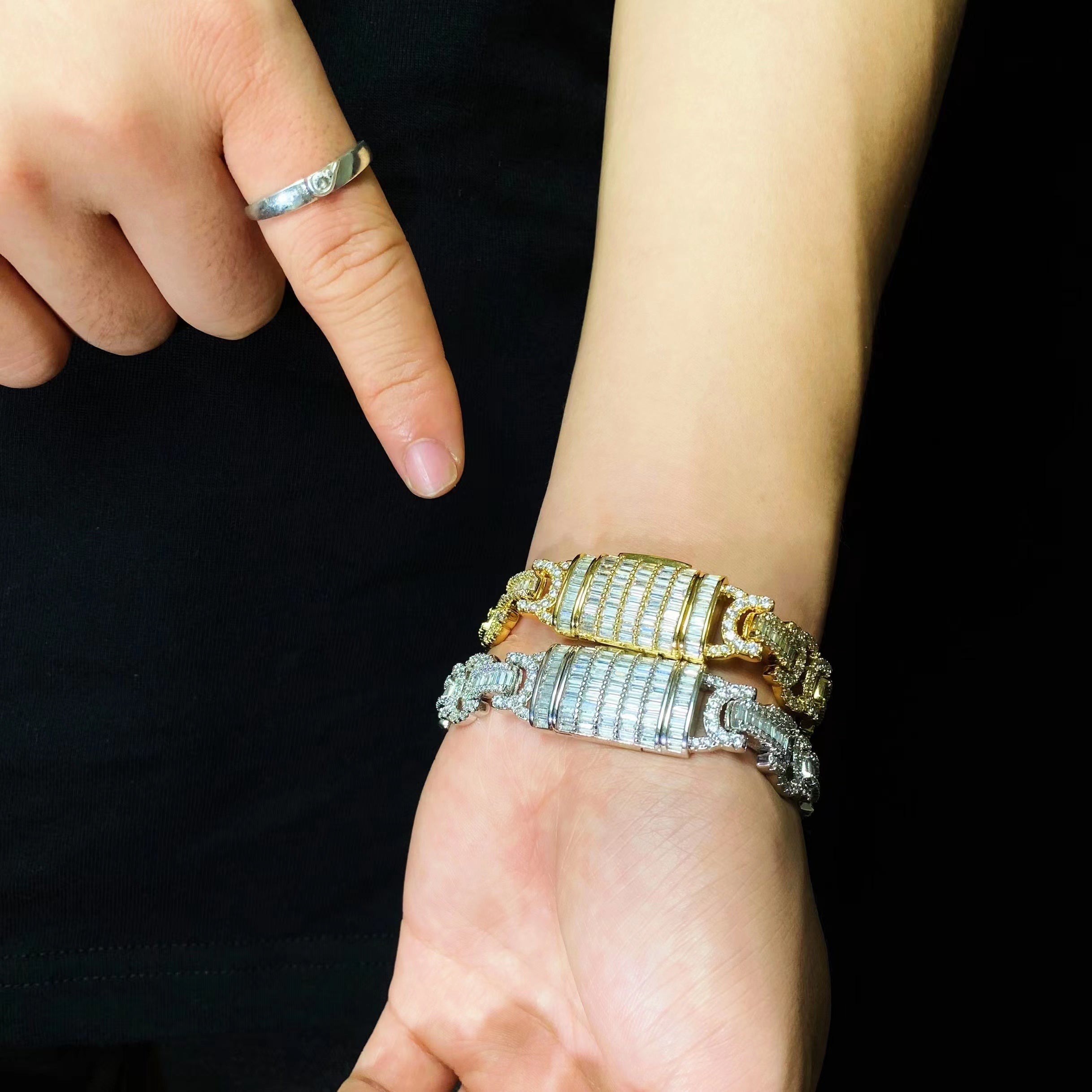 Diamond Byzantine Bracelet