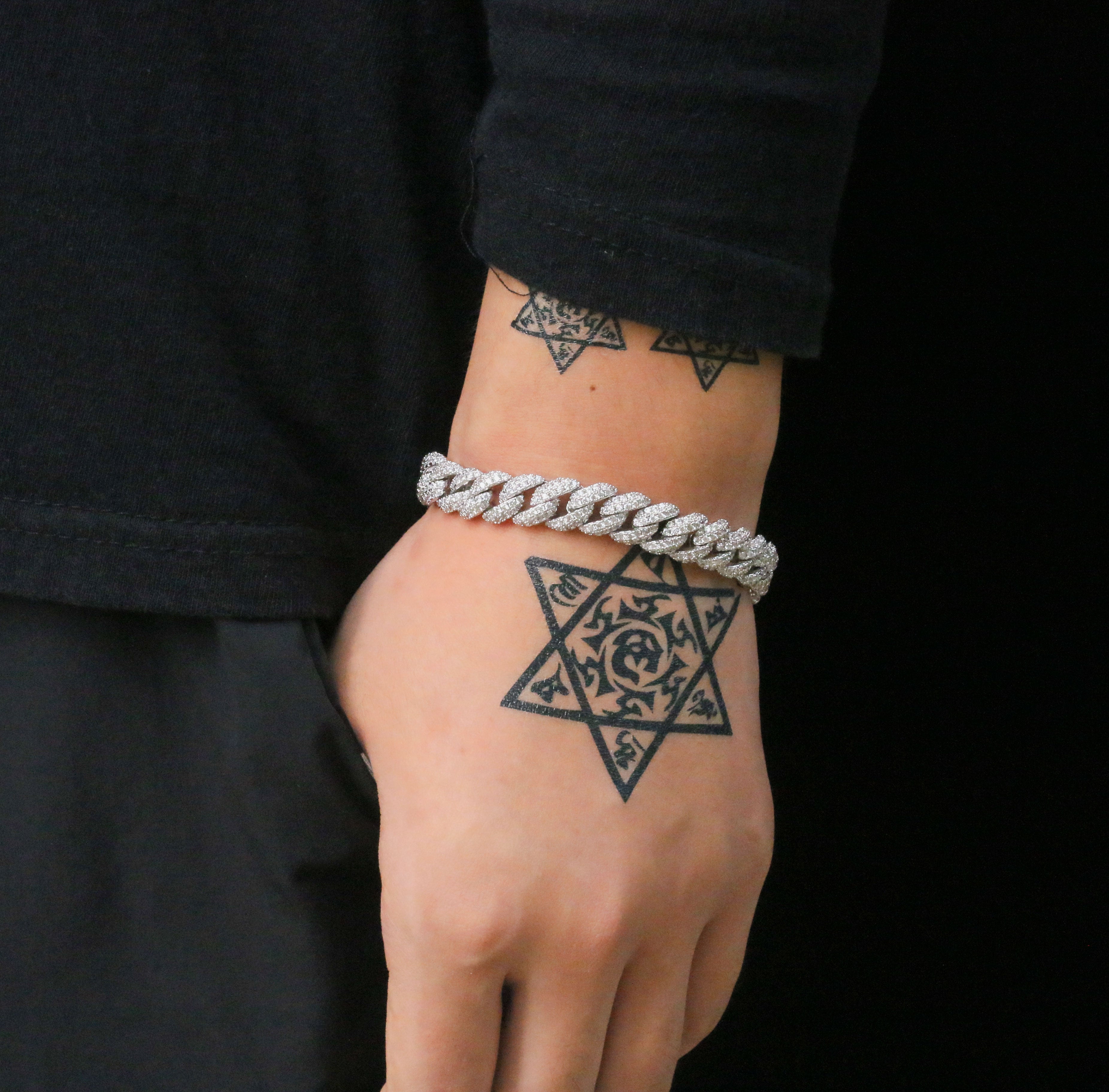 10mm Diamond Cuban Bracelet Chain