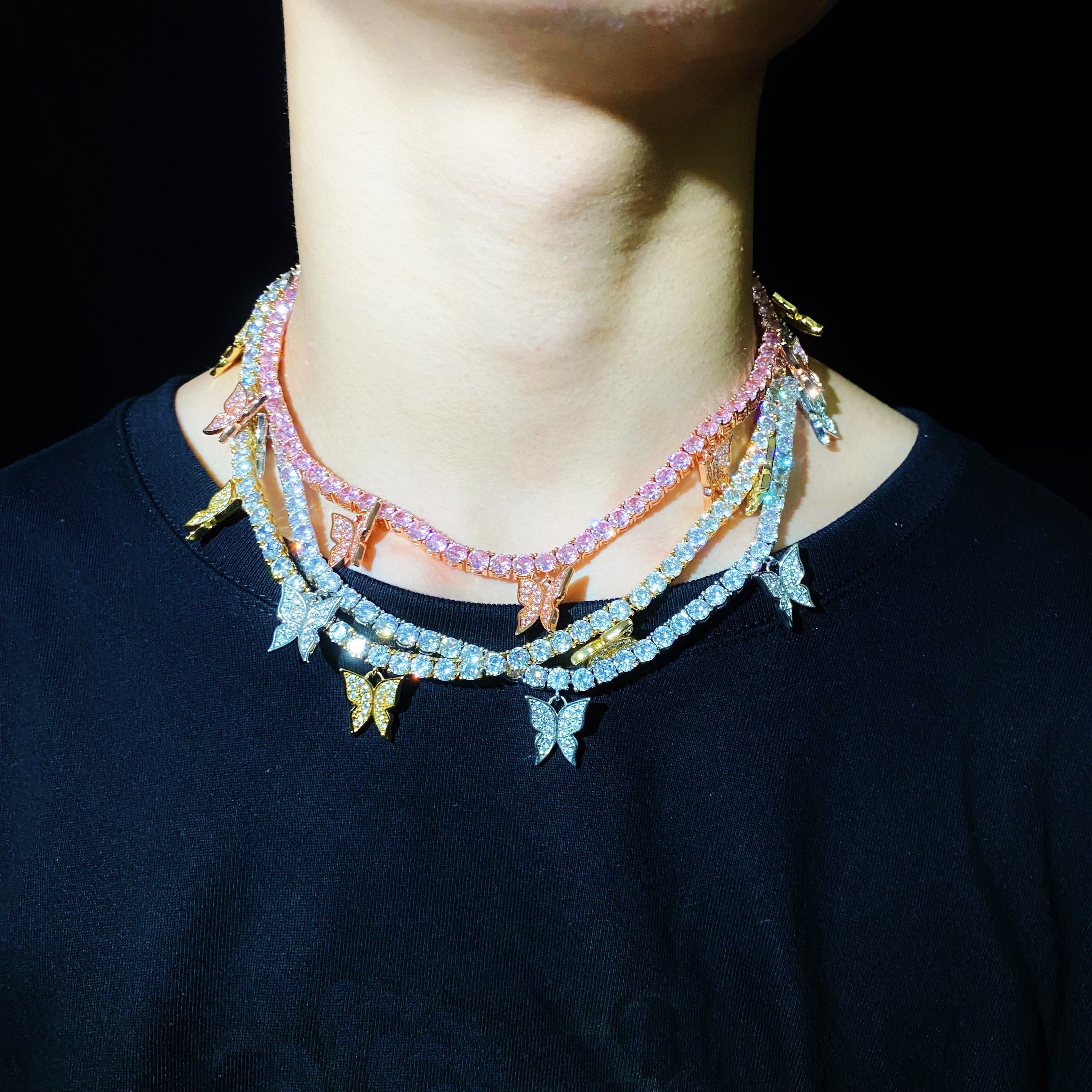 butterfly tennis chain