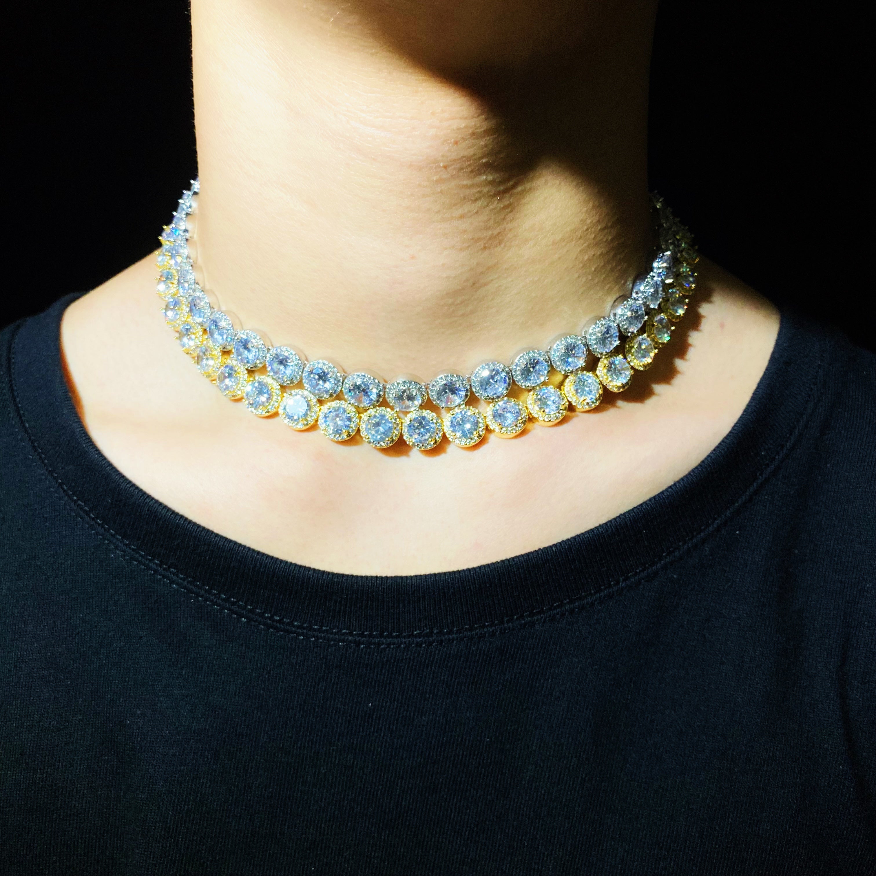 Ice Cluster Tennis Chain