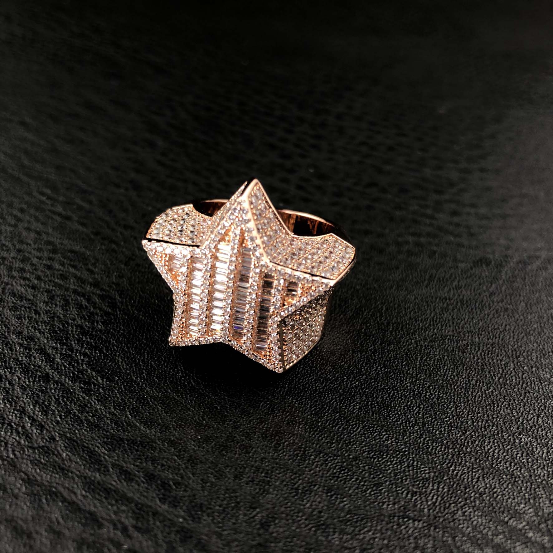 Baguette Star ring