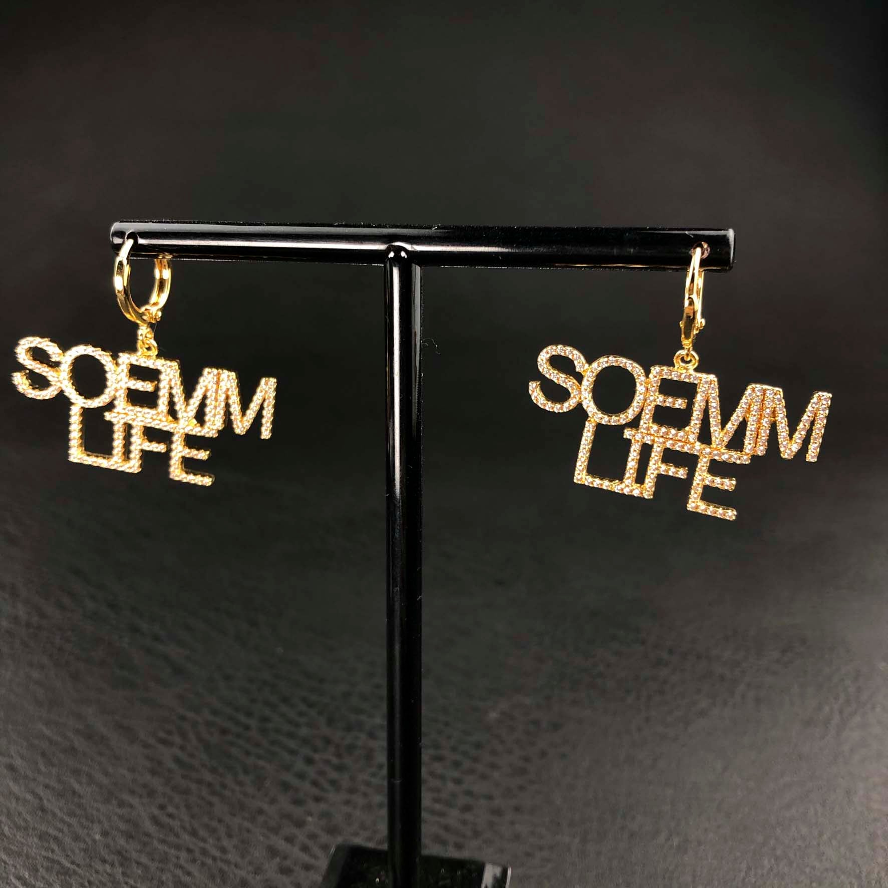 Custom Letter Earrings – Personalised Initial Studs & Hoops