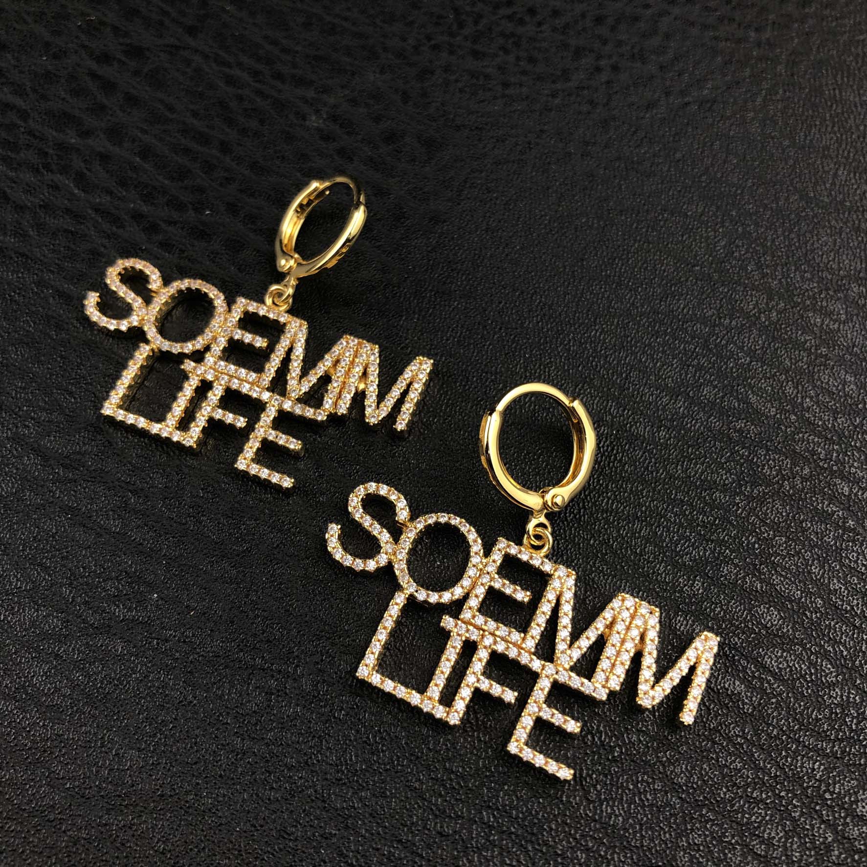 Custom Letter Earrings – Personalised Initial Studs & Hoops