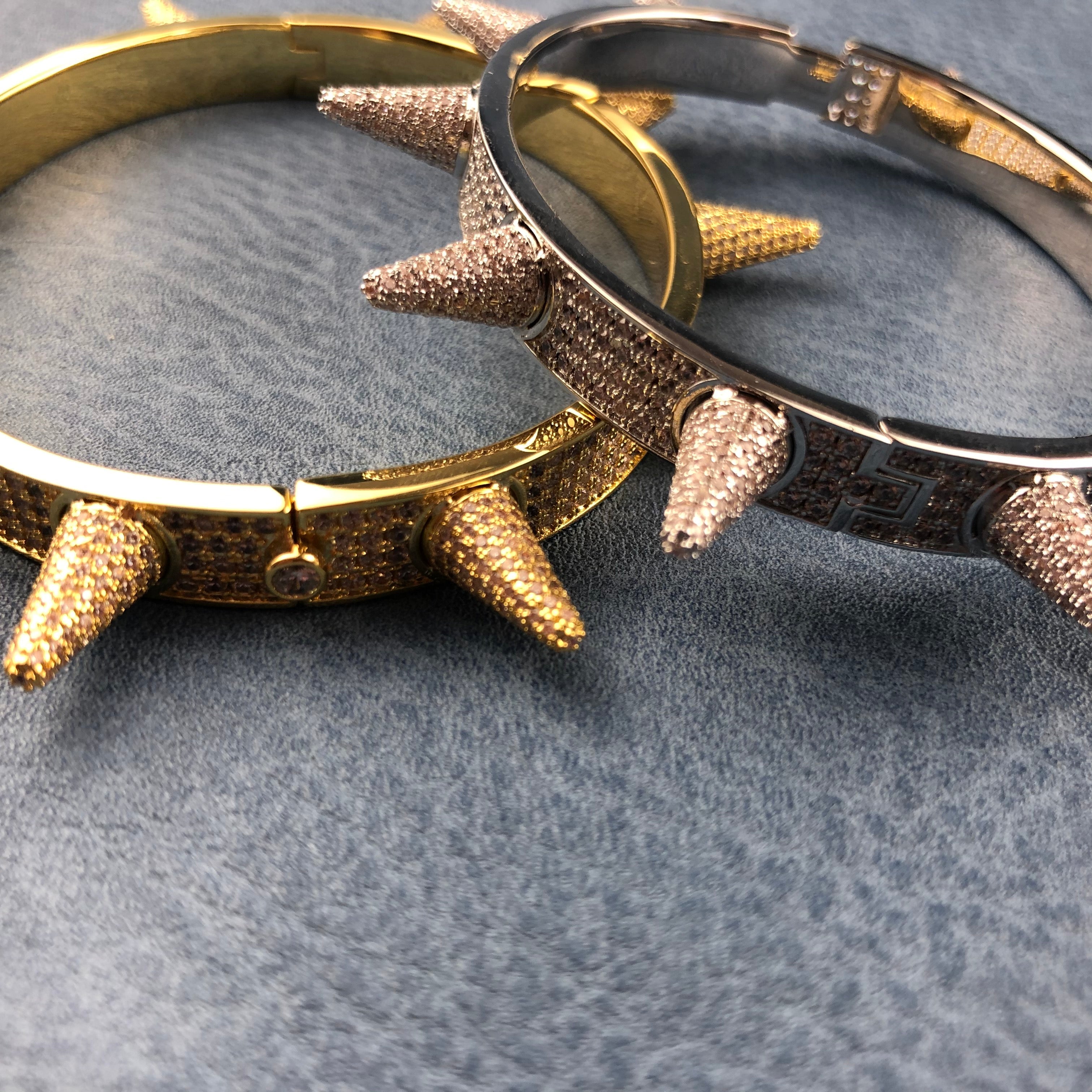 Iced Spiked Bracelet