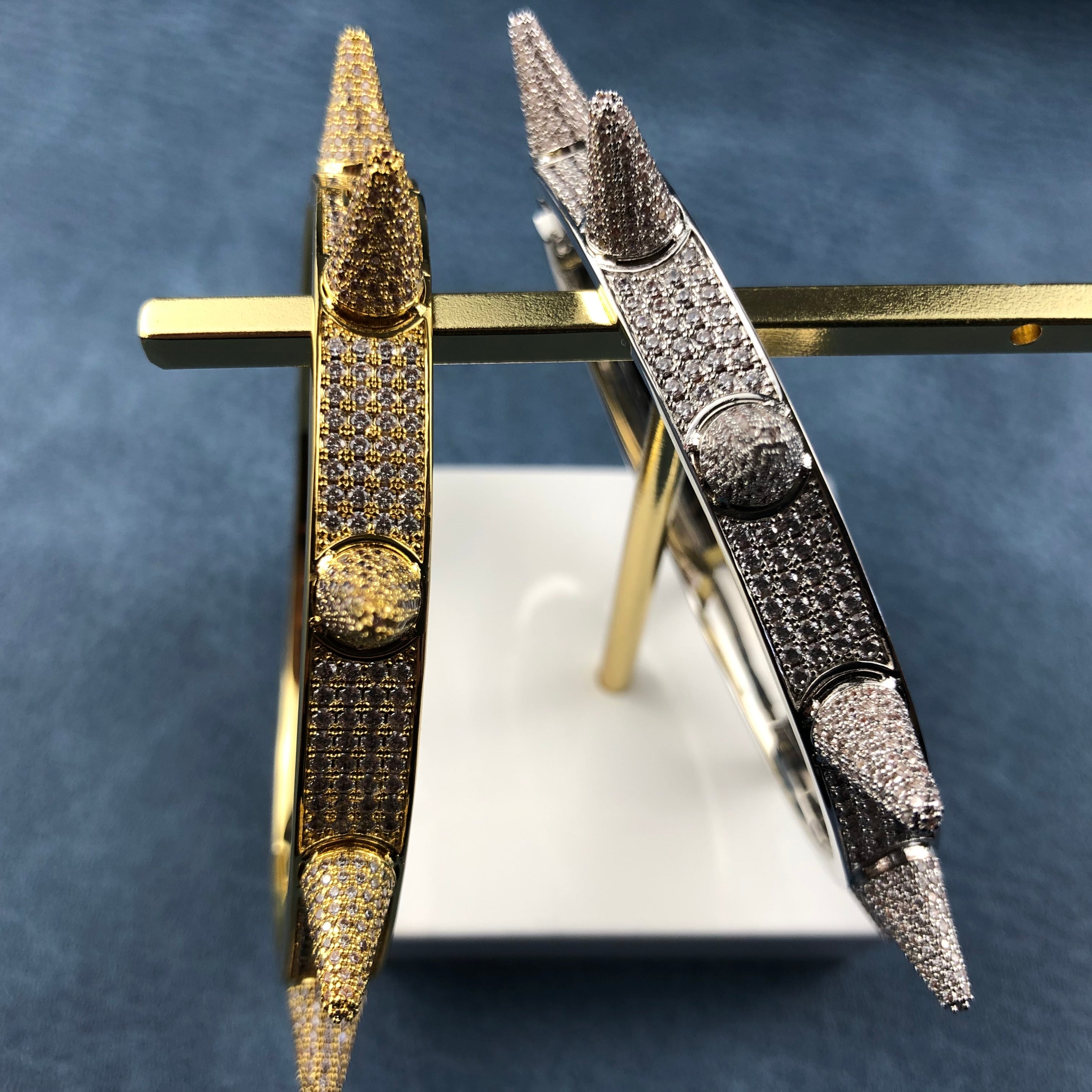 Iced Spiked Bracelet