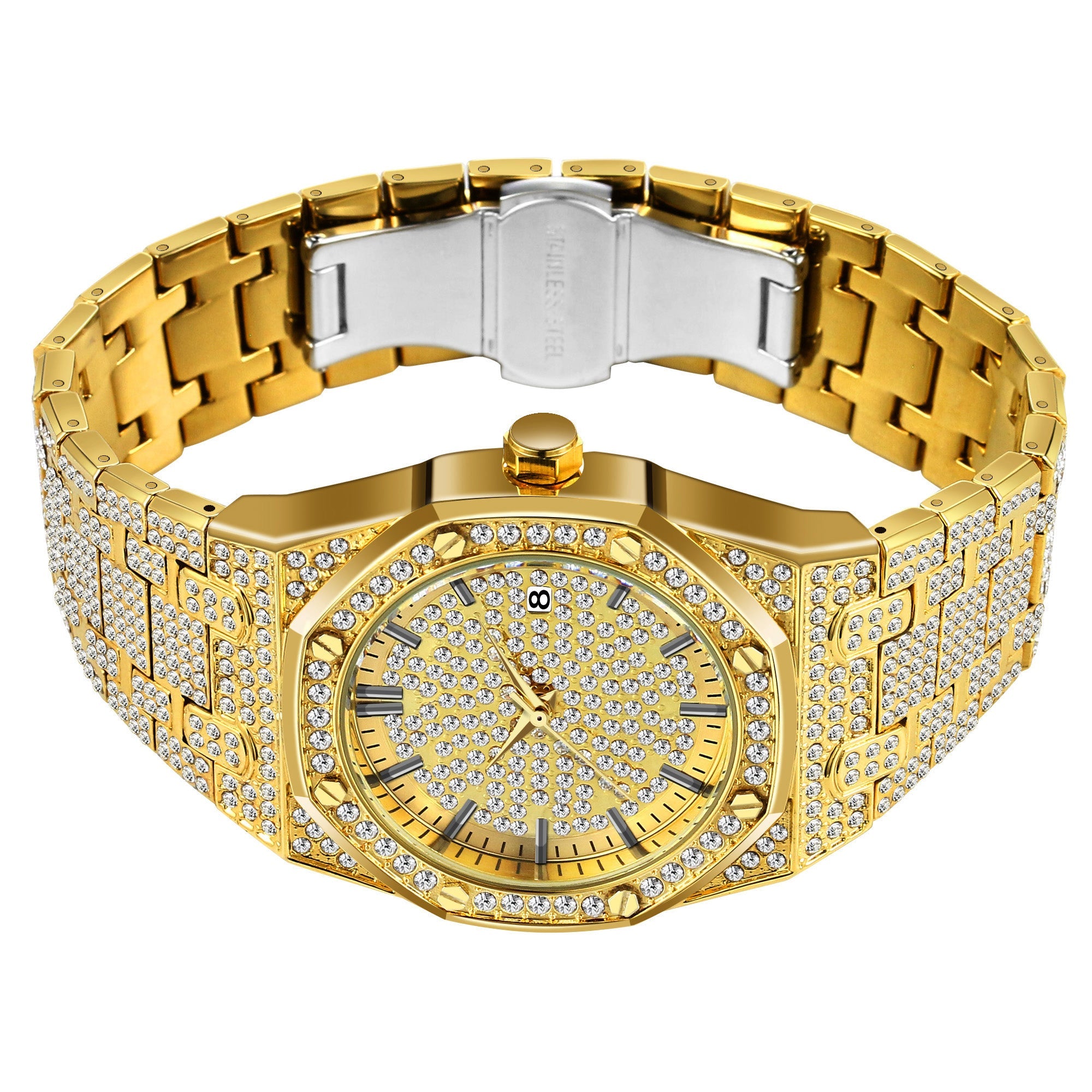 Hip hop ice watch