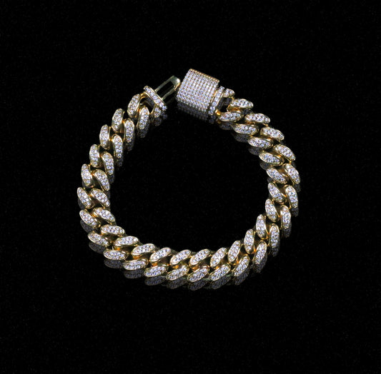 12mm Diamond Cuban Bracelet chain