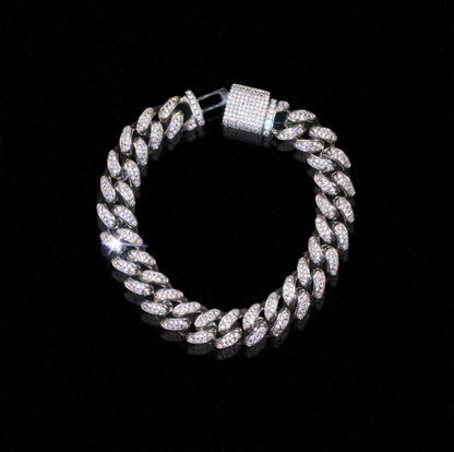 12mm Diamond Cuban Bracelet chain