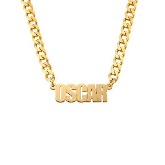 Name Necklace women's hip hop clavicle Necklace