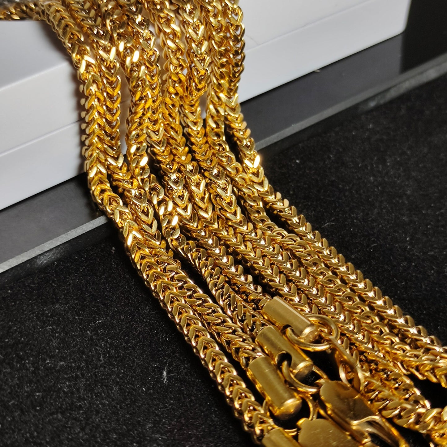 3MM Franco Chain 18K Gold